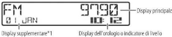 JVC KDT702BT - Cambiare le informazioni visualizzate sul display - 1