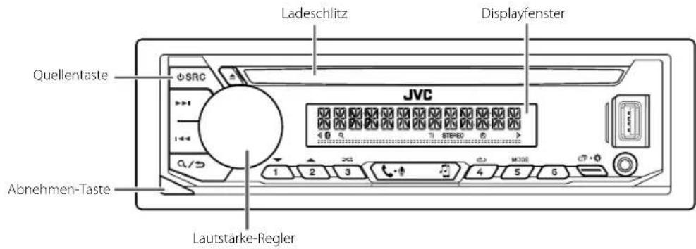 JVC KDT702BT - Frontblende - 1
