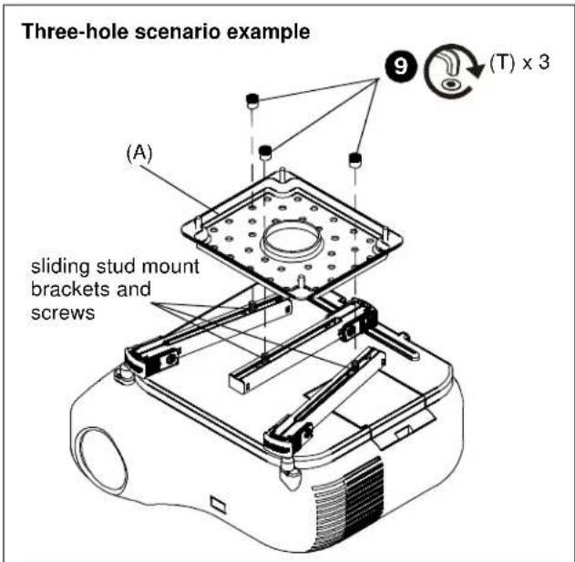 Chief SLBU - Attach Projector to SLBU/SLMU - 7