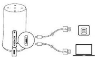 soundcore Anker Flare - ○ Leuchtet weiß Anruf läuft - 8