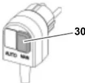METABO TPS 14000 S Combi - Setting the suction strainer in the 'Up' position (only for pumping clean water) - 2