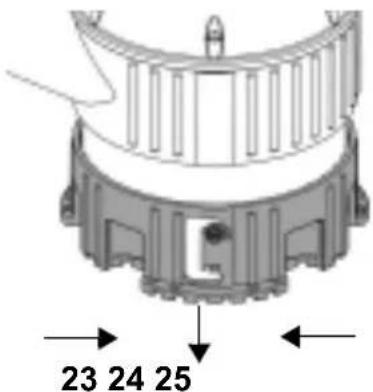 METABO TPS 14000 S Combi - Setting the suction strainer in the 'Down' position (for pumping clean and dirty water) - 1