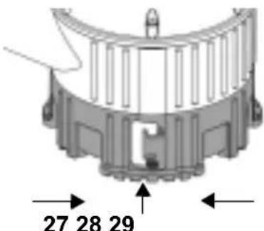 METABO TPS 14000 S Combi - Sukna sietfiltru iestatit pozicijă "Augša" (tikai tira udens suknešanai) - 1
