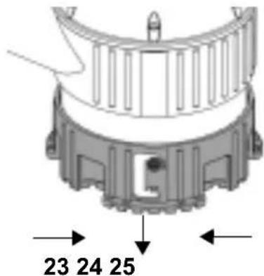 METABO TPS 14000 S Combi - Sukna sietfiltru iestatit pozicija "Leja" (tira un netira udens suknešanai) - 1