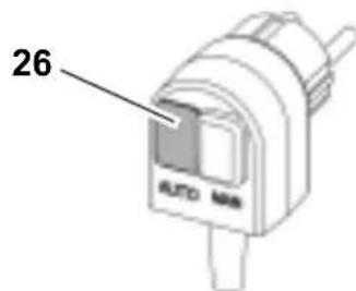 METABO TPS 14000 S Combi - Fonctionnement automatique Placer la crépine d'aspiration sur la position « bas » (pour le refoulement d'eau claire et d'eau sale) - 2