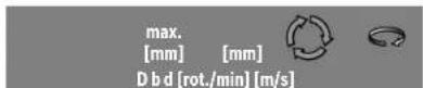 BOSCH GWS 18V125 PC - Dispositive de şlefuit admise - 1