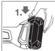 BOSCH GWS 18V125 PC - Аккумуляторды шешу - 1