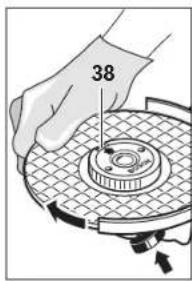 BOSCH GWS 18V125 PC - Quick-clamping Nut (SDS)-clic - 1