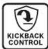 BOSCH GWS 18V125 PC - Kickback stop - 1