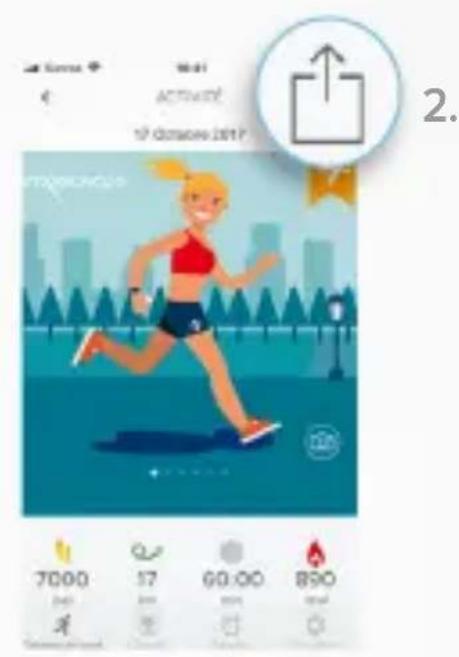 MYKRONOZ ZeTime Elite - PARTAGER VOTRE ACTIVITÉ : - 2
