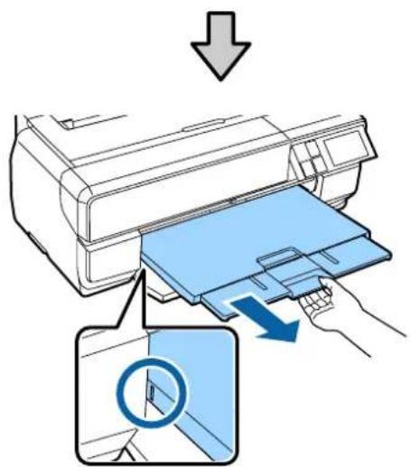 EPSON SCPX3V - 印刷面を上にて用紙を縄長に挃入しら。 - 5