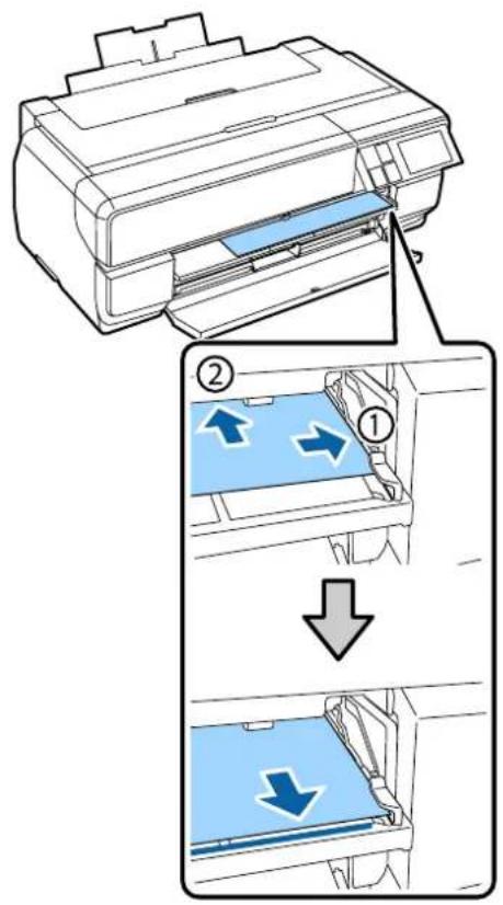 EPSON SCPX3V - 印刷面を上にて用紙を縄長に挃入しら。 - 2