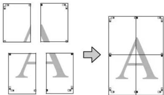 EPSON SCPX3V - 木 stove一印刷（扩大分割て印刷Windowsの） - 2