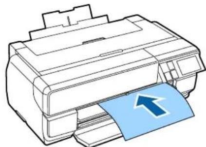 EPSON SCPX3V - 印刷面を上にて用紙を縄長に挃入しら。 - 1