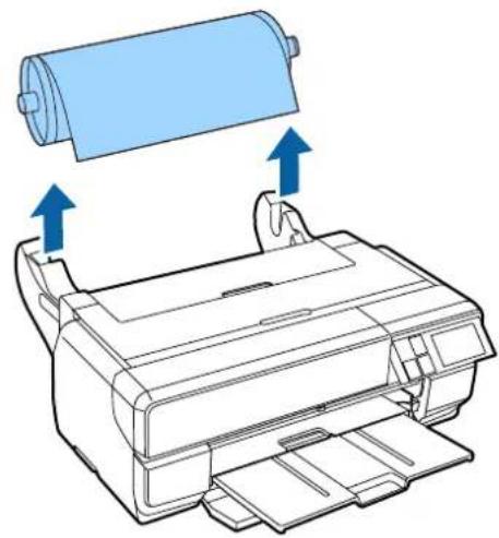 EPSON SCPX3V - 口一ル紙の取り外し方 - 2
