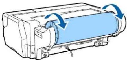 EPSON SCPX3V - 口一ル紙の取り外し方 - 1