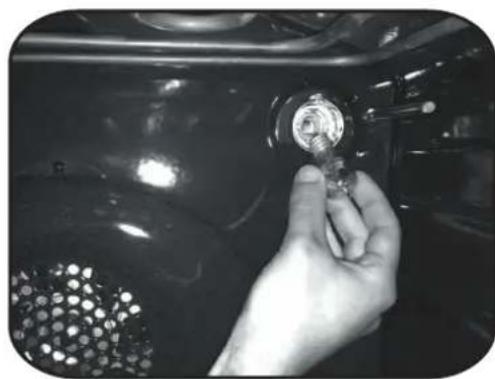 CANDY FCP886XS - CHANGING THE BULB - 2