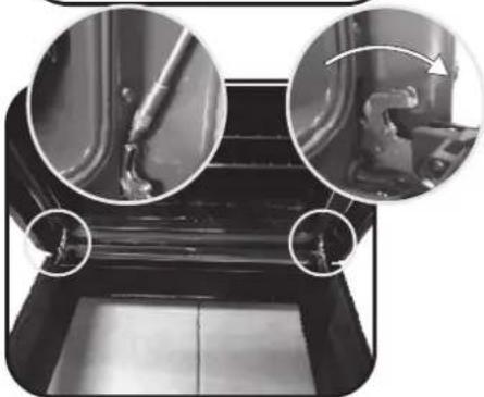 CANDY FCP886XS - REMOVALAND CLEANING OF THE GLASS DOOR - 3
