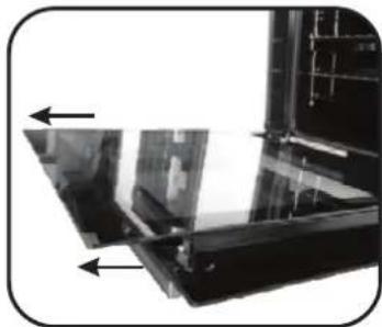CANDY FCP886XS - REMOVALAND CLEANING OF THE GLASS DOOR - 2