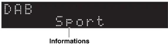 YAMAHA RN303D - Afficher les informations DAB - 3