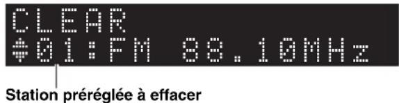 YAMAHA RN303D - Effacement d'une station présélectionnée - 4