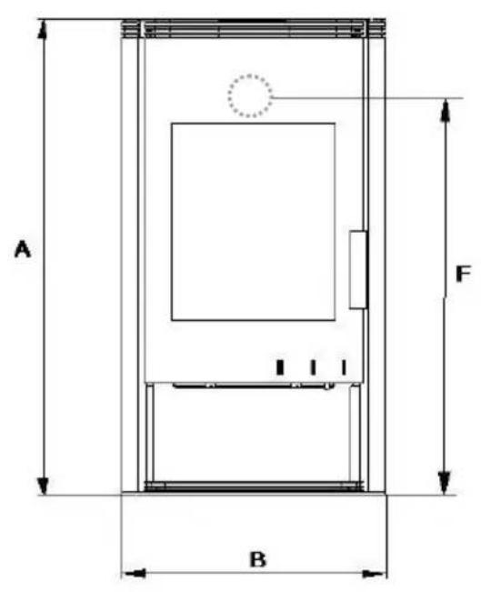 Wamsler Orpheus OFW - Méretrajz - 2