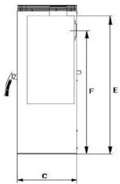 Wamsler Orpheus OFW - Disegni dimensionali e dati - 1