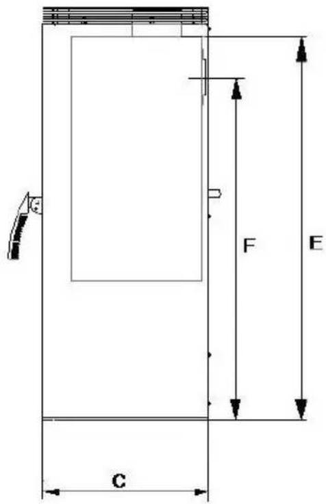 Wamsler Orpheus OFW - Maßzeichnungen, Daten - 1
