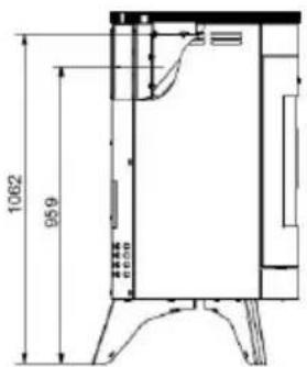 Wamsler Vitus - Disegno dimensionale - 2