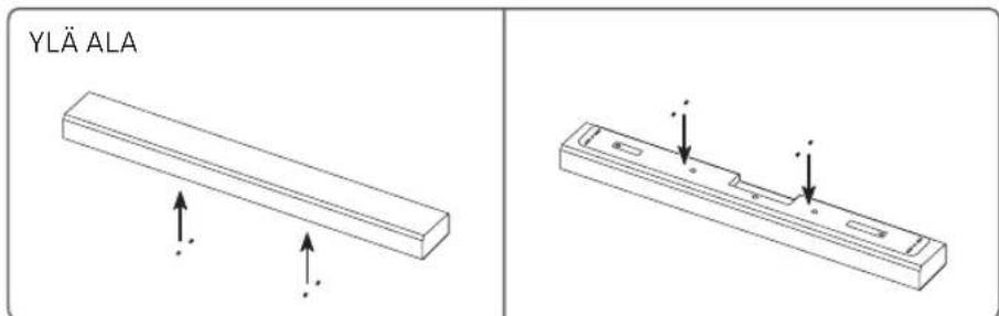 SAMSUNG QE75Q90RAT - Aänipalkin asentaminen (myydään erikseen) - 1