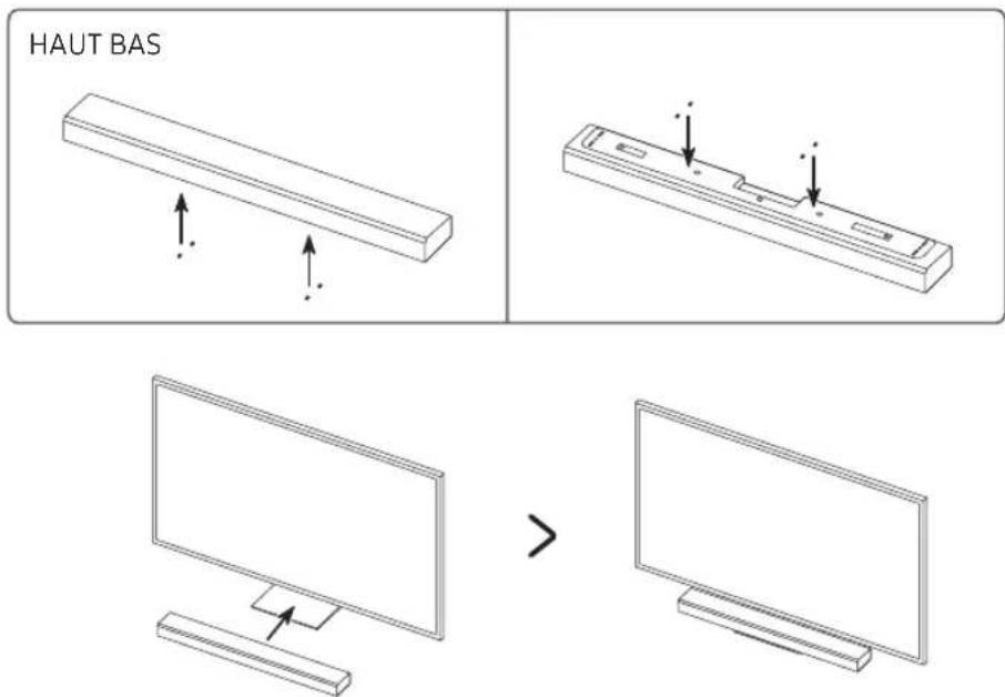 SAMSUNG QE75Q90RAT - Installation d'une barre de son (vendue séparément) - 1