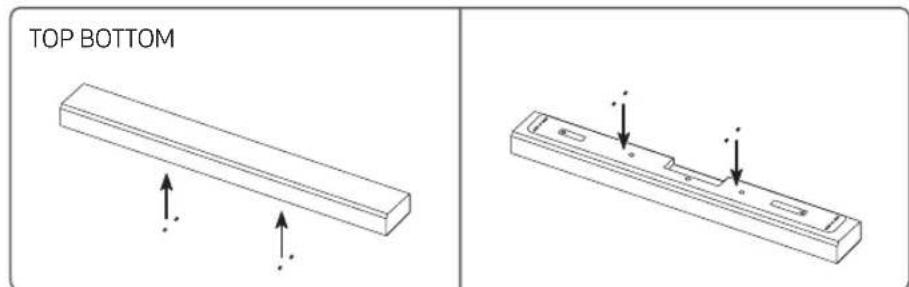 SAMSUNG QE75Q90RAT - Installing a sound bar (sold separately) - 1