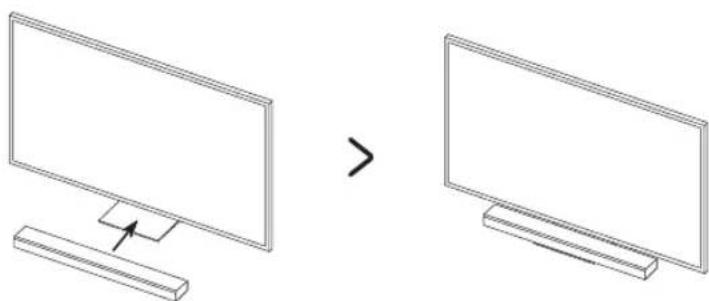 SAMSUNG QE75Q90RAT - Instalacao de uma barra de som (venda separadamente) - 2