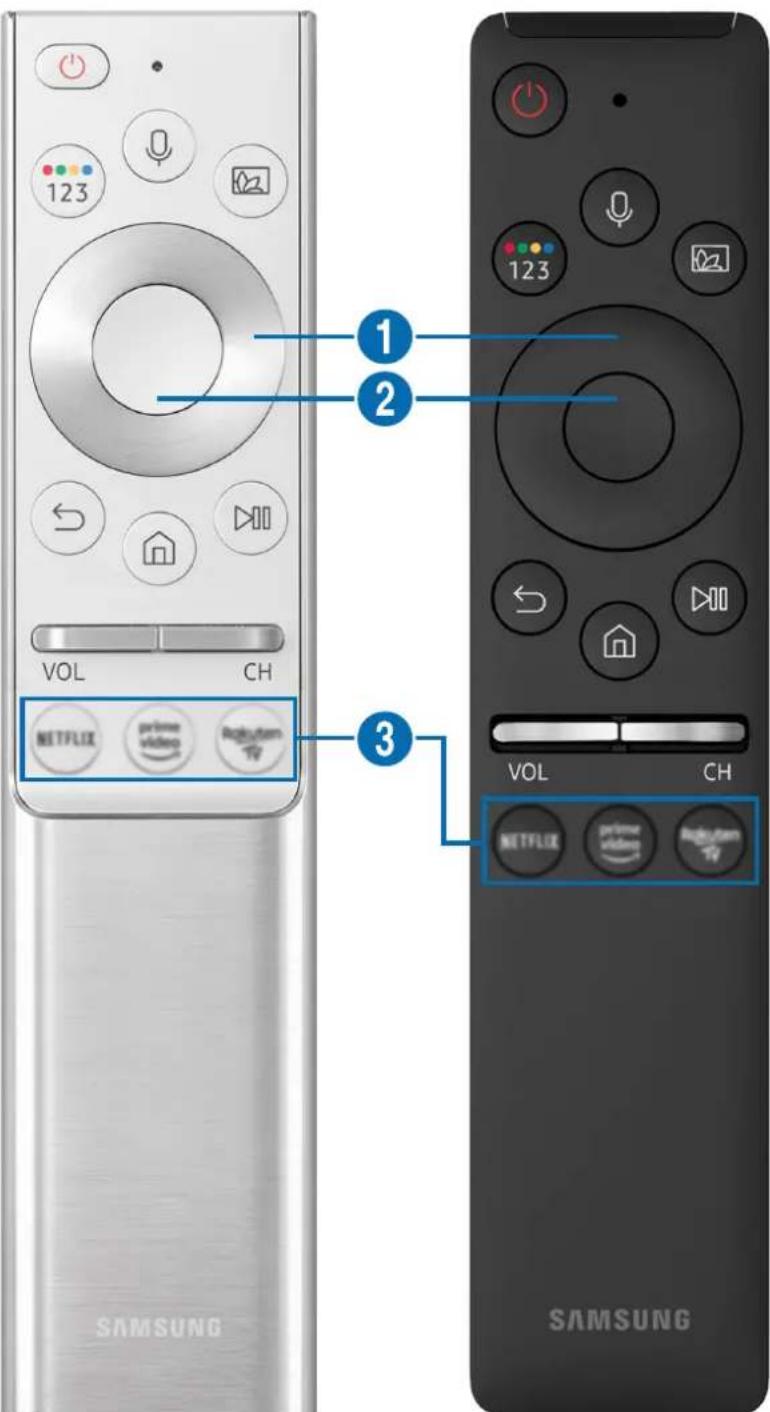 SAMSUNG QE75Q60RAT - À propos de la Samsung Smart Remote (televiseurs QLED et The Serif) - 1