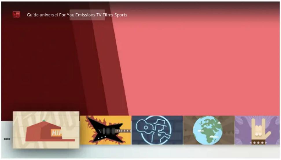 SAMSUNG QE75Q60RAT - >Guide universal - 1