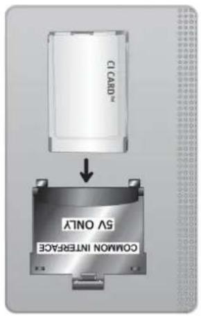 SAMSUNG QE75Q60RAT - Connexion de la carte Cl ou Cl+ - 1