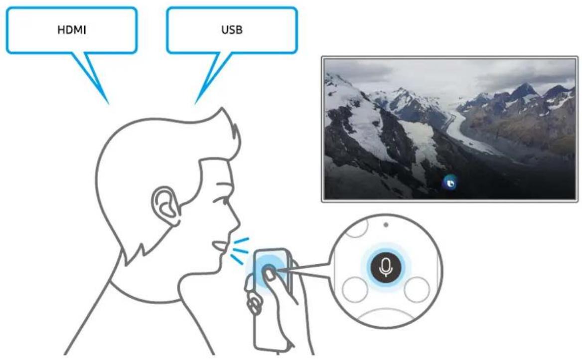 SAMSUNG QE75Q60RAT - Démarriage de Bixby à l'aide des touches de la Samsung Smart Remote - 1