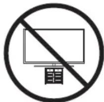 SAMSUNG Series 7 UE43RU7455U - Safety Precaution: Securing the TV to the wall to prevent falling - 1