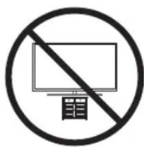 SAMSUNG Series 7 UE43RU7455U - Sicherheitshinweis: Befestigen des Geräts an der Wand, damit es nicht kippt - 1