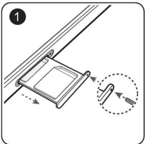 HUAWEI Mate RS Porsche design - Insertion des cartes - 2