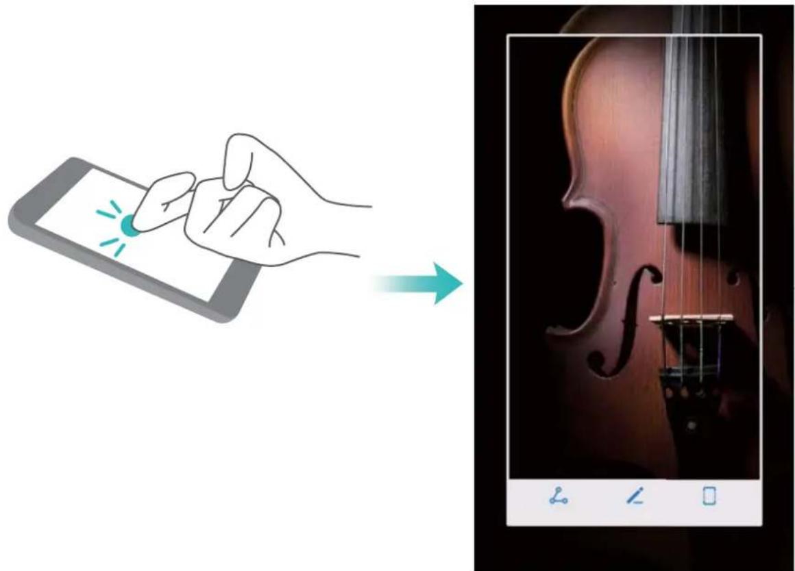 HUAWEI Mate RS Porsche design - Faire une capture d'écran de l'intégrality de votre écran - 1