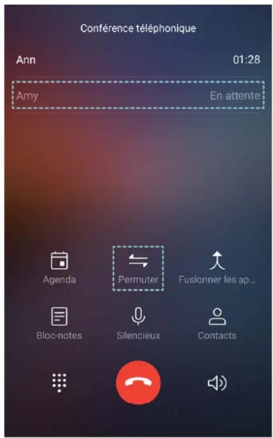 HUAWEI Mate RS Porsche design - Activer la fonctionnalité de mise en attente des appeals pour ne jamais manquer un appel de tiers important - 1