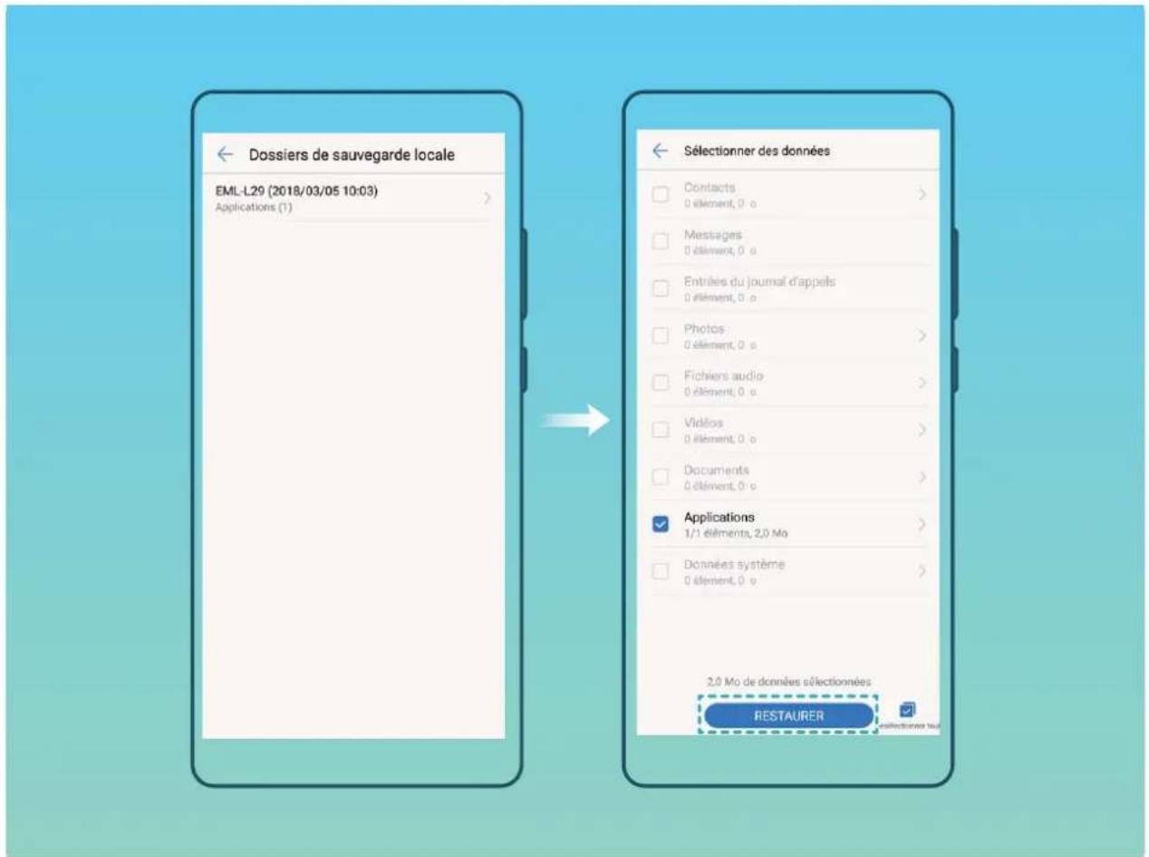 HUAWEI Mate RS Porsche design - Restauration de vos données sauvégardées - 1