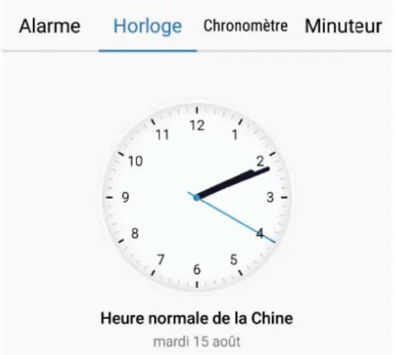 HUAWEI Mate RS Porsche design - Utiliser l'application Horloge - 1