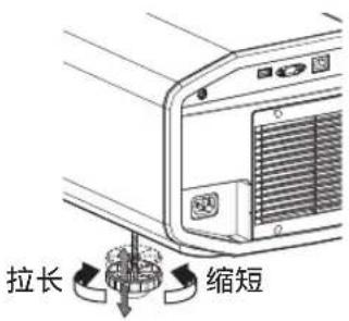 JVC DLAZ1 - 调整投影仪的仰角 - 2