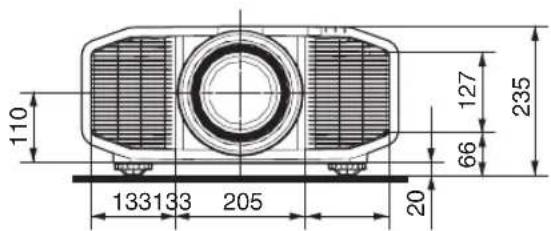 JVC DLAZ1 - 外形尺寸 - 3