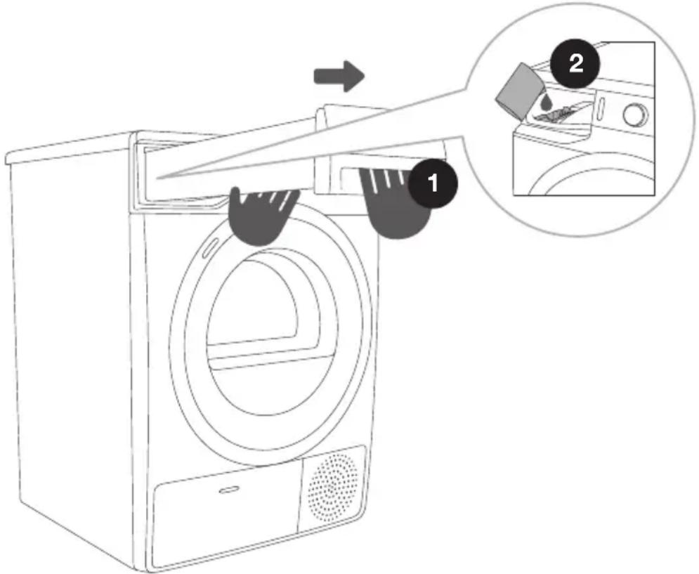 GORENJE DS92ILS - REMLISSAGE DU RÉSERVOIR DU GÉNÉRATEUR DE VAPEUR - 1