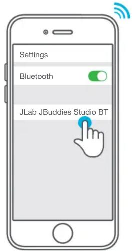 JLab JBuddies Studio - CONFIGURATION DE PREMIÈRE UTILISATION : ASSOCIATION BLUETOOTH - 6