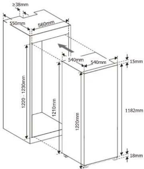 BRANDT BIL624ES - Installation de l'appareil - 1