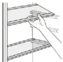 BRANDT BIL624ES - Accessoires Verplaatsbare planken - 1